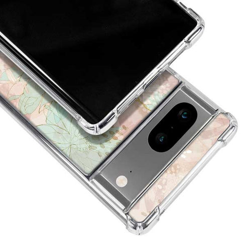 Floral Shadows Google Pixel 8a Clear Case